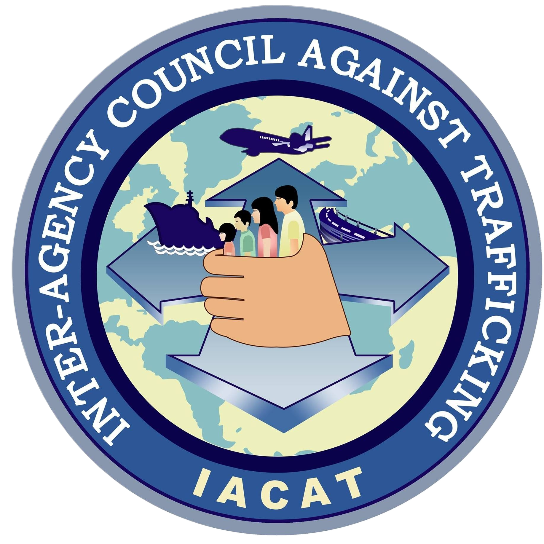 Logo of Inter-Agency Council Against Trafficking